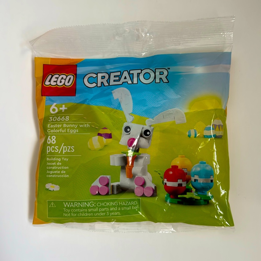Lego Easter Bunny with Colorful Eggs Building Set